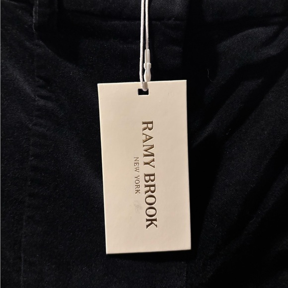 Ramy‎ Brook Miriam Black Women's velvet pants - Picture 2 of 5